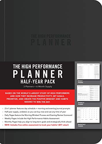 Algopix Similar Product 10 - The High Performance Planner HalfYear