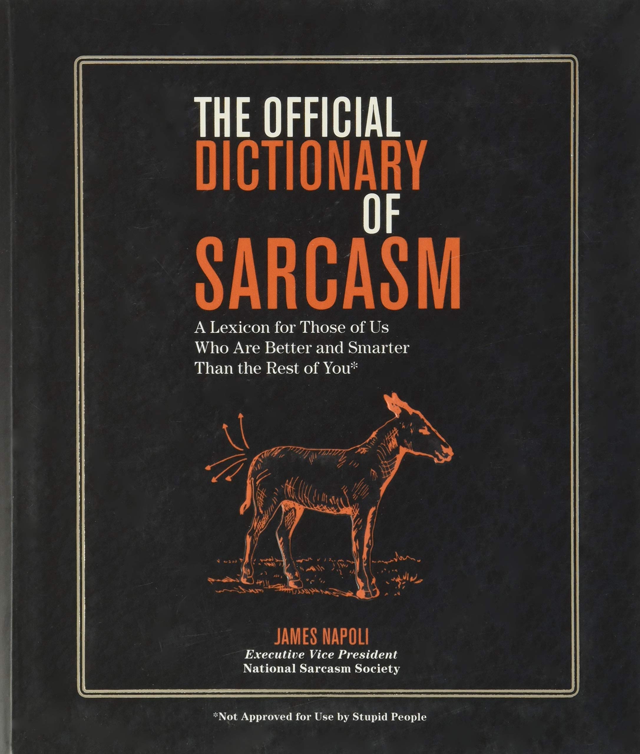 Algopix Similar Product 19 - The Official Dictionary of Sarcasm A