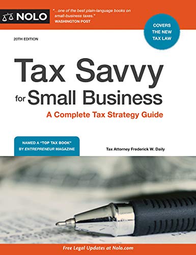 Algopix Similar Product 16 - Tax Savvy for Small Business A