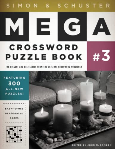 Algopix Similar Product 20 - Simon  Schuster Mega Crossword Puzzle