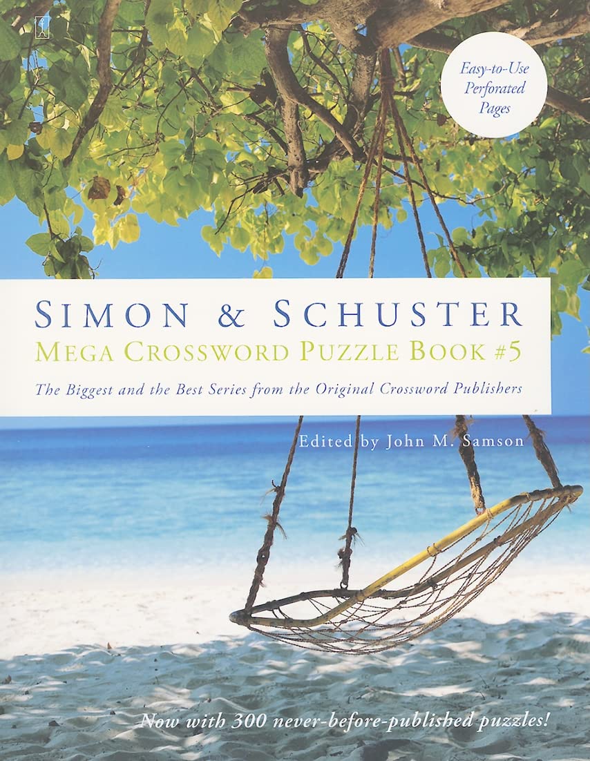 Algopix Similar Product 10 - Simon  Schuster Mega Crossword Puzzle