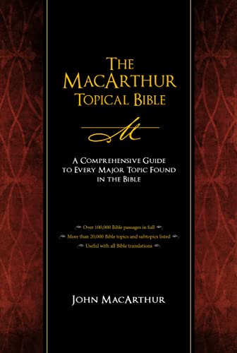 Algopix Similar Product 8 - The MacArthur Topical Bible A
