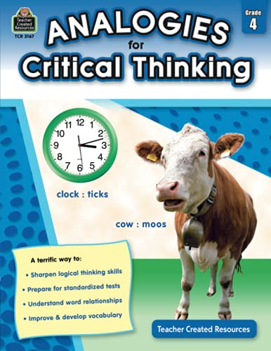 Algopix Similar Product 19 - Analogies for Critical Thinking Grade