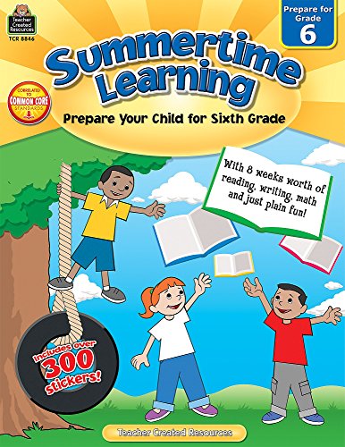 Algopix Similar Product 13 - Summertime Learning Grd 6