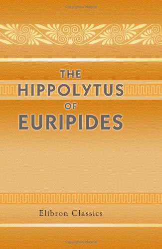 Algopix Similar Product 20 - The Hippolytus of Euripides