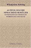 Algopix Similar Product 17 - Altpolnische Sprachdenkmler