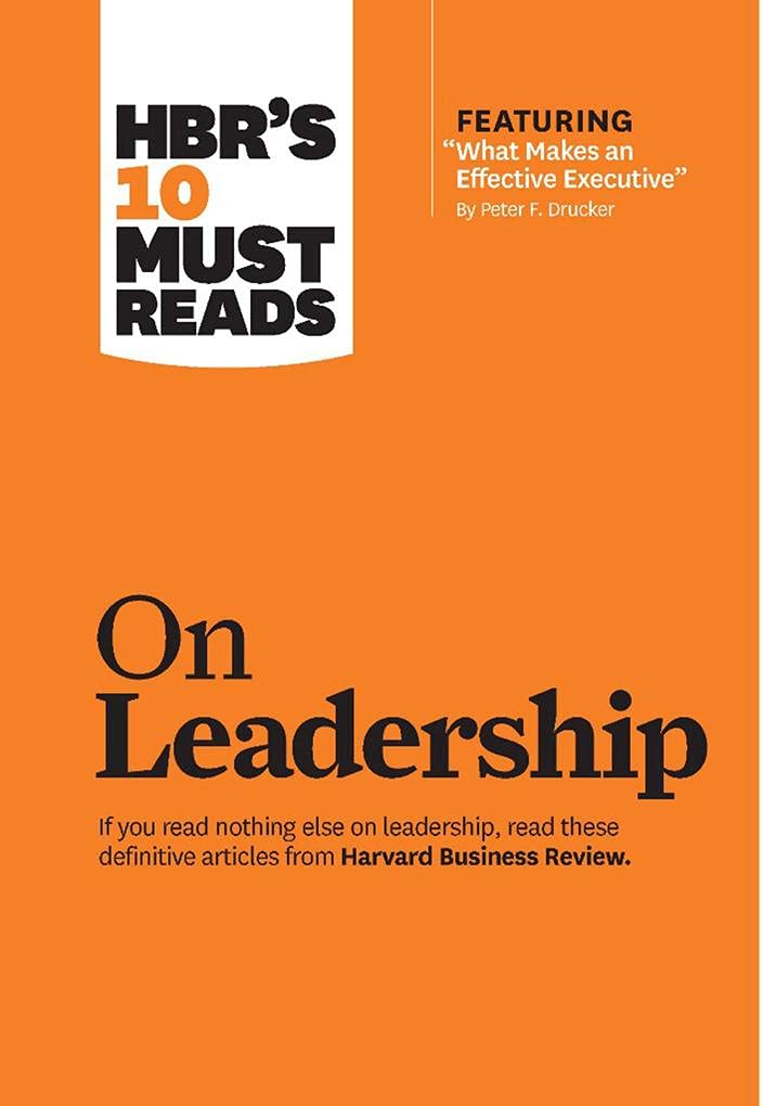 Algopix Similar Product 2 - HBRs 10 Must Reads on Leadership with