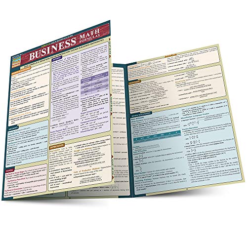 Algopix Similar Product 11 - Business Math Formulas Quick Study
