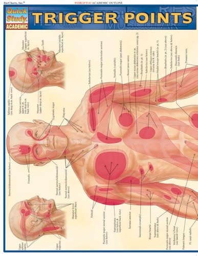 Algopix Similar Product 14 - Trigger Points QuickStudy Laminated