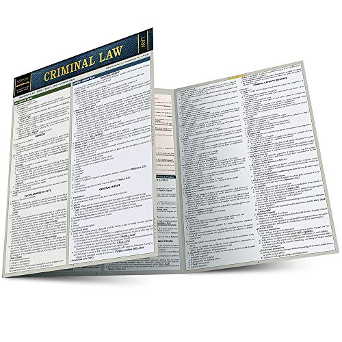 Algopix Similar Product 5 - Criminal Law (Quick Study Law)