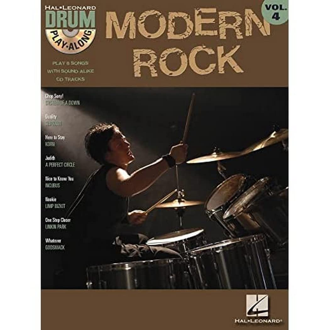 Algopix Similar Product 19 - Modern Rock Drum PlayAlong Volume 4