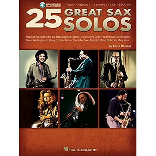 Algopix Similar Product 10 - 25 Great Sax Solos Bk Transcriptions
