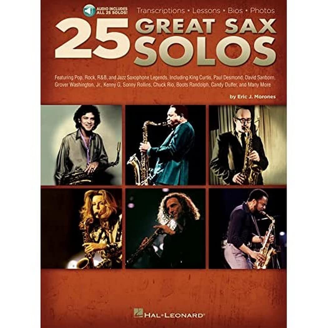 Algopix Similar Product 7 - 25 Great Sax Solos Bk Transcriptions