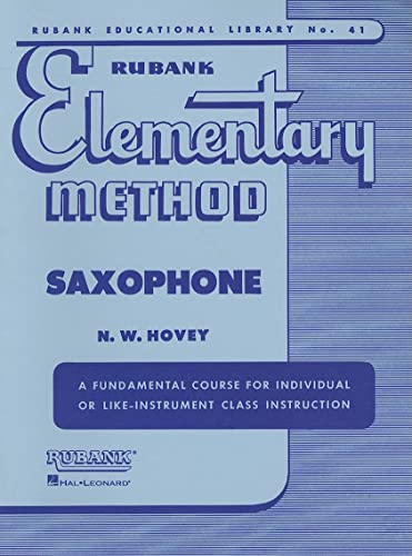 Algopix Similar Product 9 - Rubank Elementary Method  Saxophone