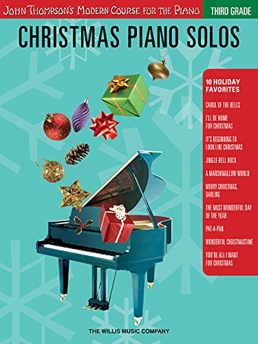 Algopix Similar Product 19 - Christmas Piano Solos  Third Grade