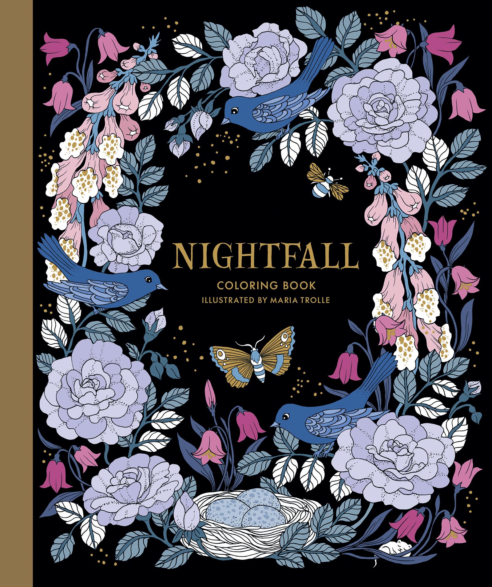 Algopix Similar Product 18 - Nightfall Coloring Book Originally