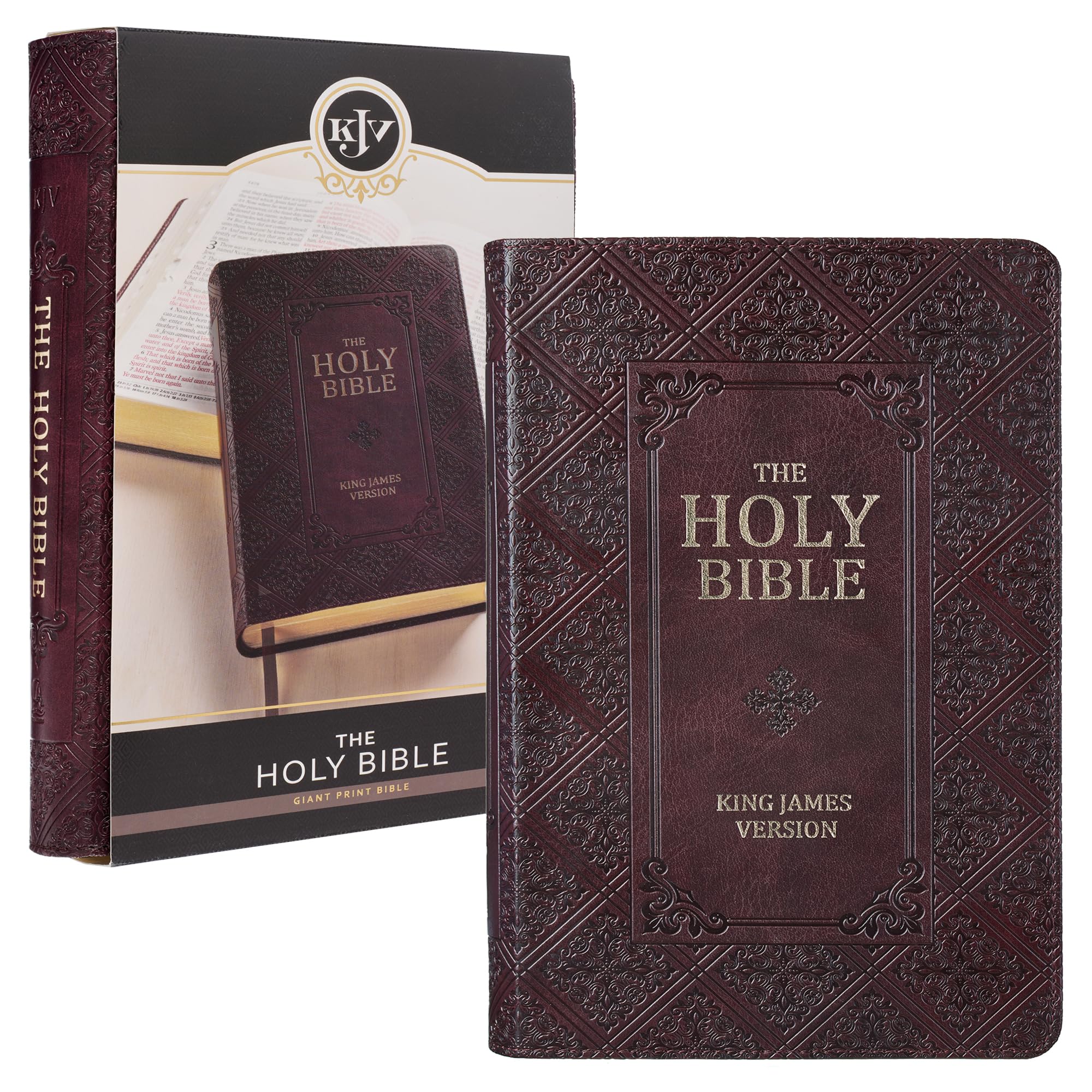 Algopix Similar Product 5 - KJV Holy Bible Giant Print Standard