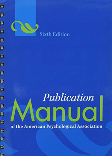 Algopix Similar Product 6 - Publication Manual of the American