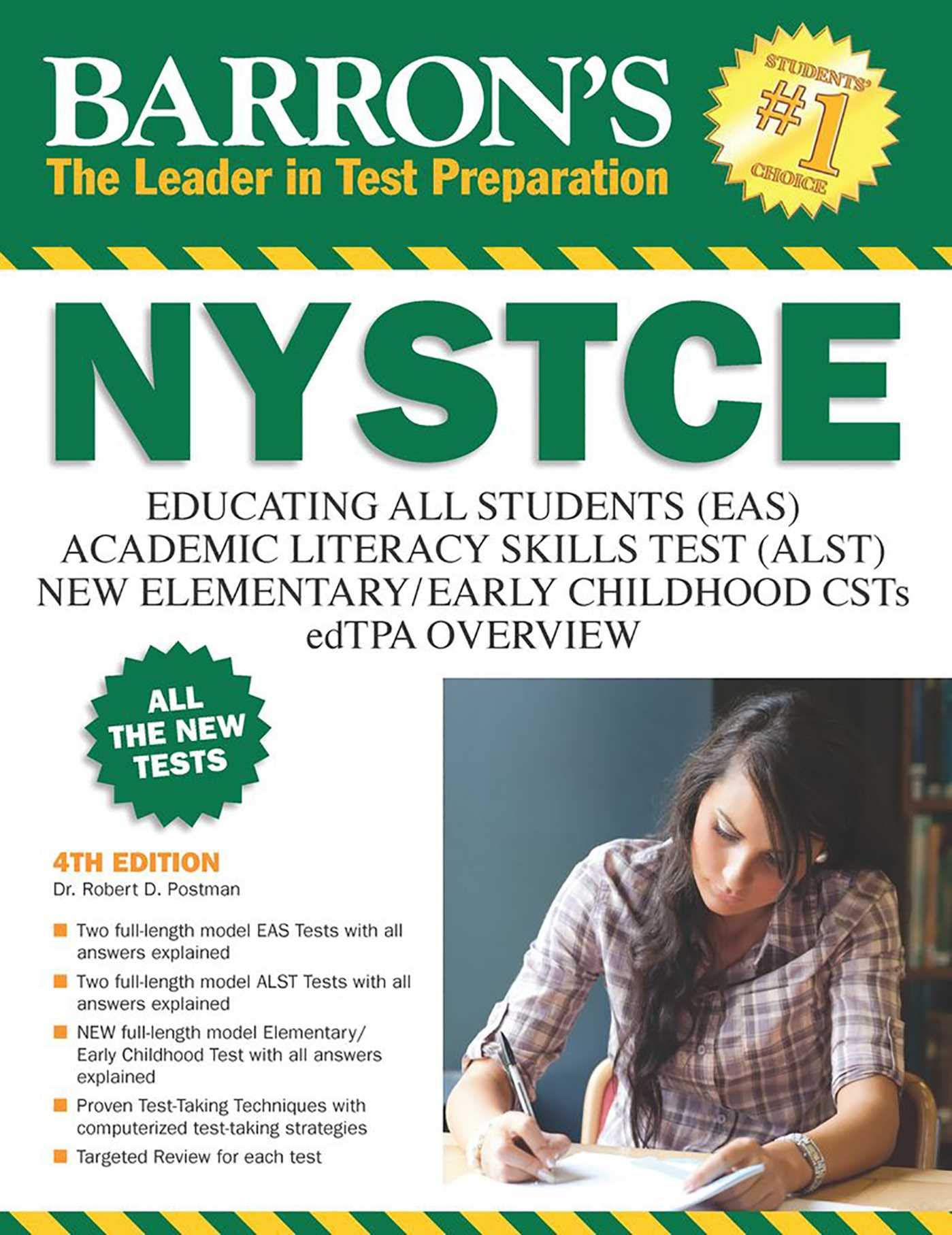 Algopix Similar Product 14 - Barrons NYSTCE 4th Edition EAS 