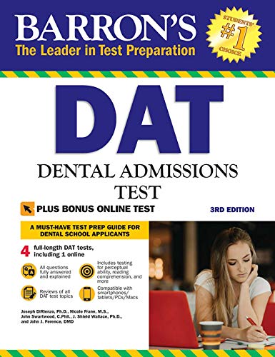 Algopix Similar Product 16 - DAT Dental Admissions Test Barrons
