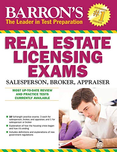 Algopix Similar Product 16 - Barrons Real Estate Licensing Exams