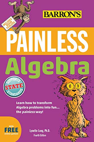 Algopix Similar Product 8 - Painless Algebra (Barron's Painless)