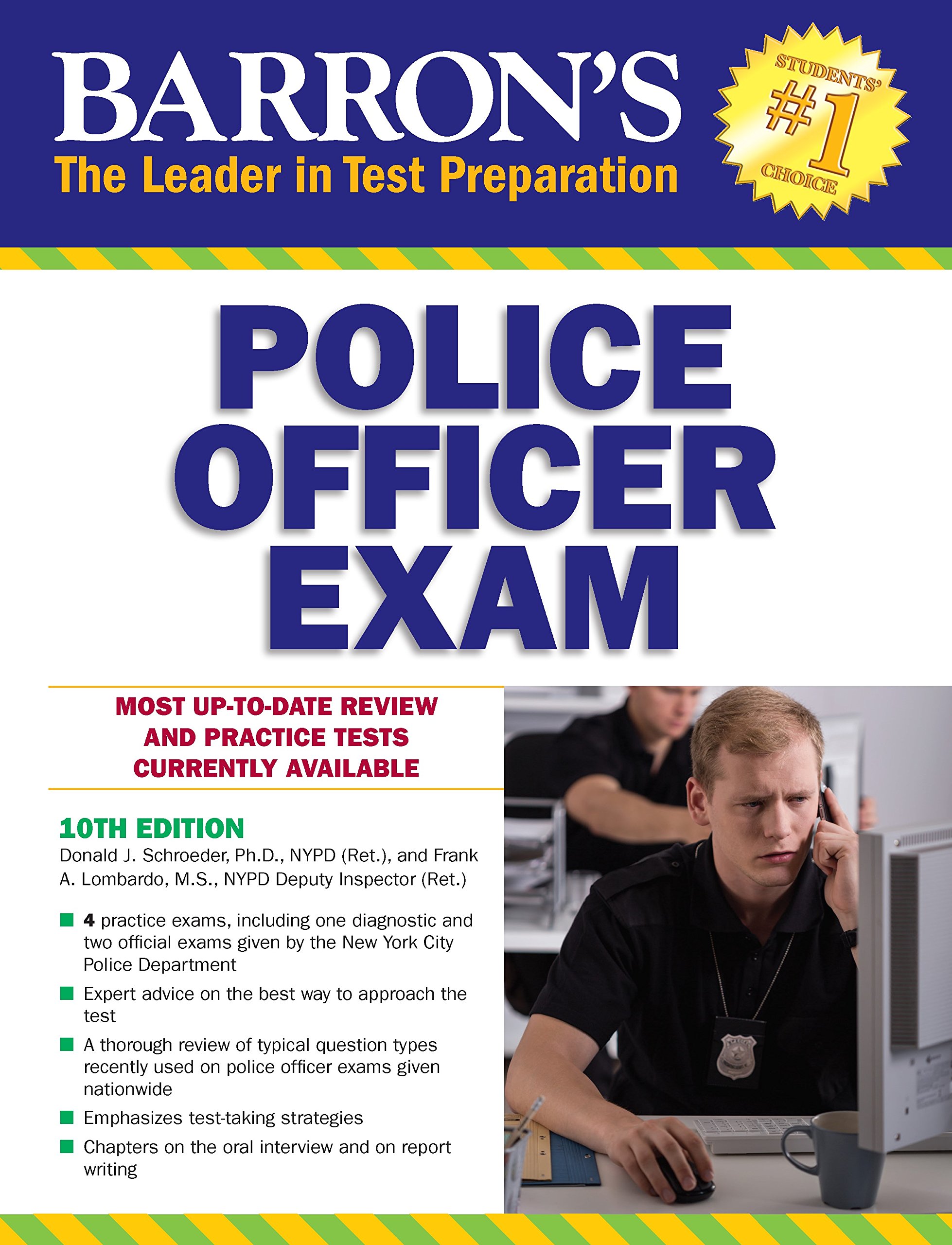 Algopix Similar Product 11 - Barrons Police Officer Exam 10th