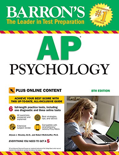 Algopix Similar Product 19 - Barrons AP Psychology 8th Edition
