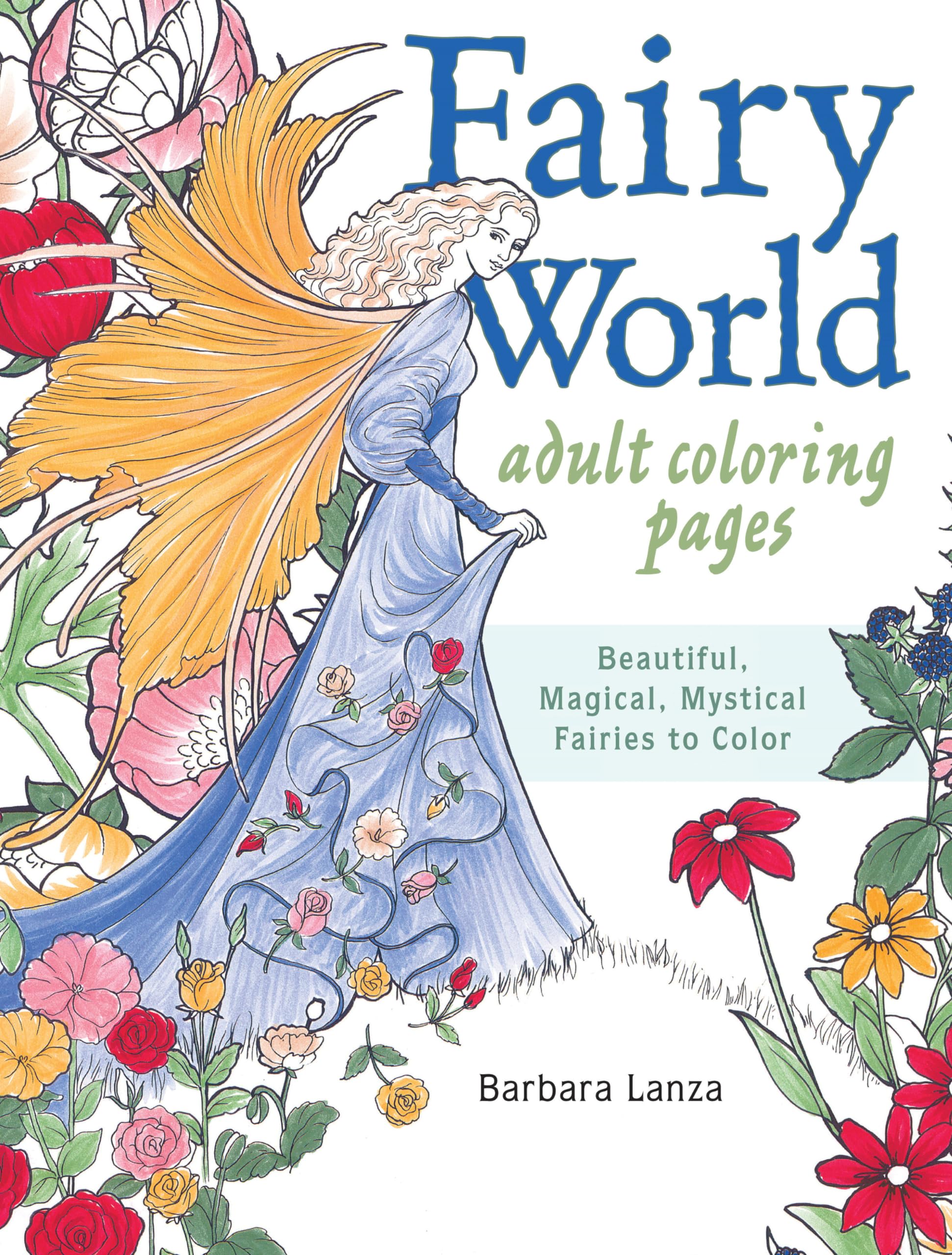 Algopix Similar Product 13 - Fairy World Coloring Pages Beautiful