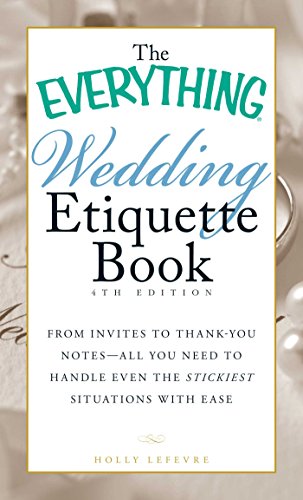 Algopix Similar Product 8 - The Everything Wedding Etiquette Book