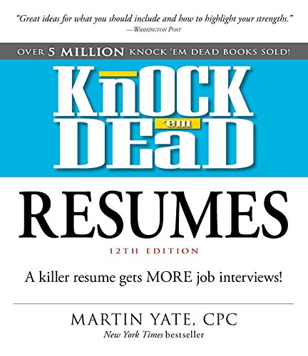 Algopix Similar Product 19 - Knock em Dead Resumes A Killer Resume