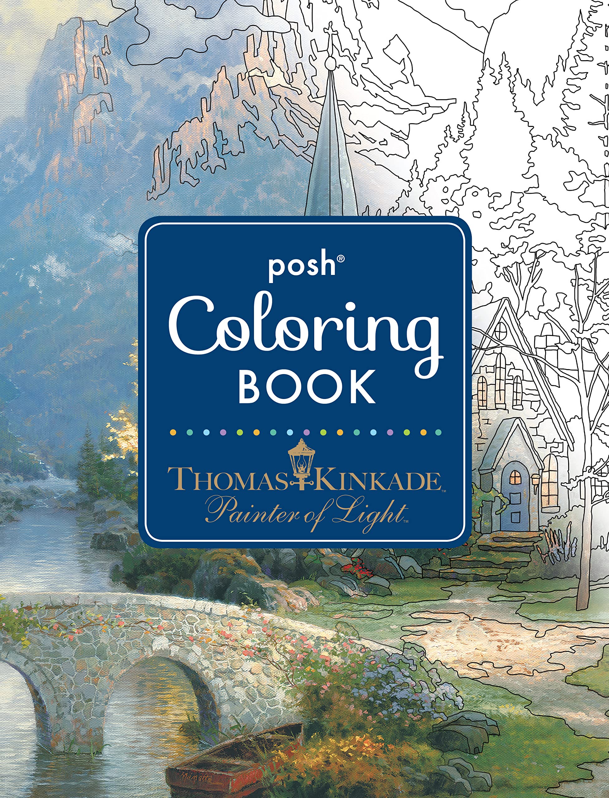 Algopix Similar Product 1 - Posh Adult Coloring Book Thomas
