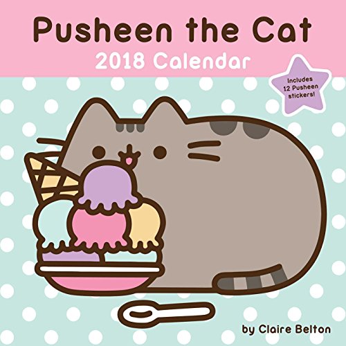 Algopix Similar Product 4 - Pusheen the Cat 2018 Wall Calendar