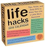 Algopix Similar Product 20 - Life Hacks 2019 Day-to-Day Calendar