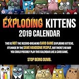 Algopix Similar Product 5 - Exploding Kittens 2019 Wall Calendar