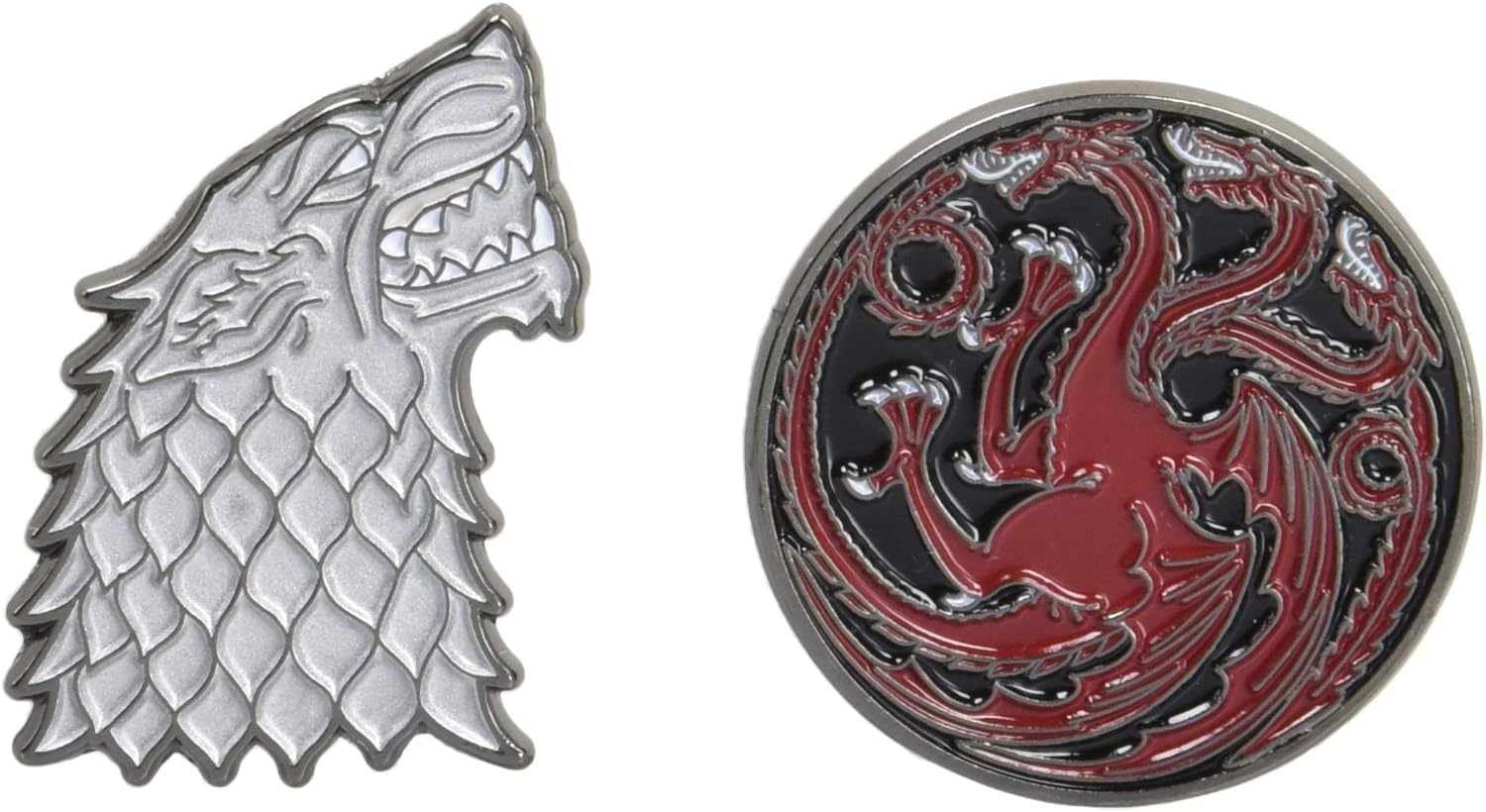 Algopix Similar Product 19 - Game of Thrones Twin Pins Stark and