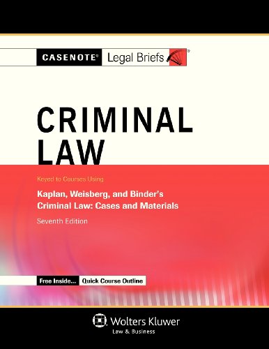 Algopix Similar Product 9 - Casenotes Legal Briefs Criminal Law