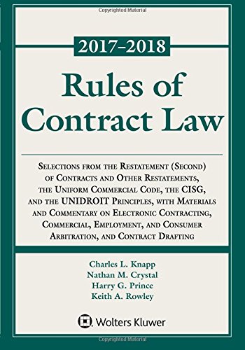 Algopix Similar Product 19 - Rules of Contract Law 20172018