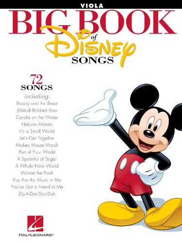 Algopix Similar Product 19 - The Big Book of Disney Songs: Viola