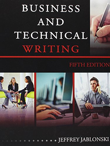 Algopix Similar Product 19 - Business and Technical Writing
