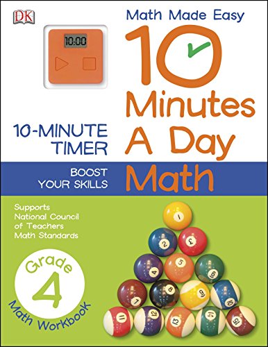 Algopix Similar Product 5 - 10 Minutes a Day: Math, Fourth Grade
