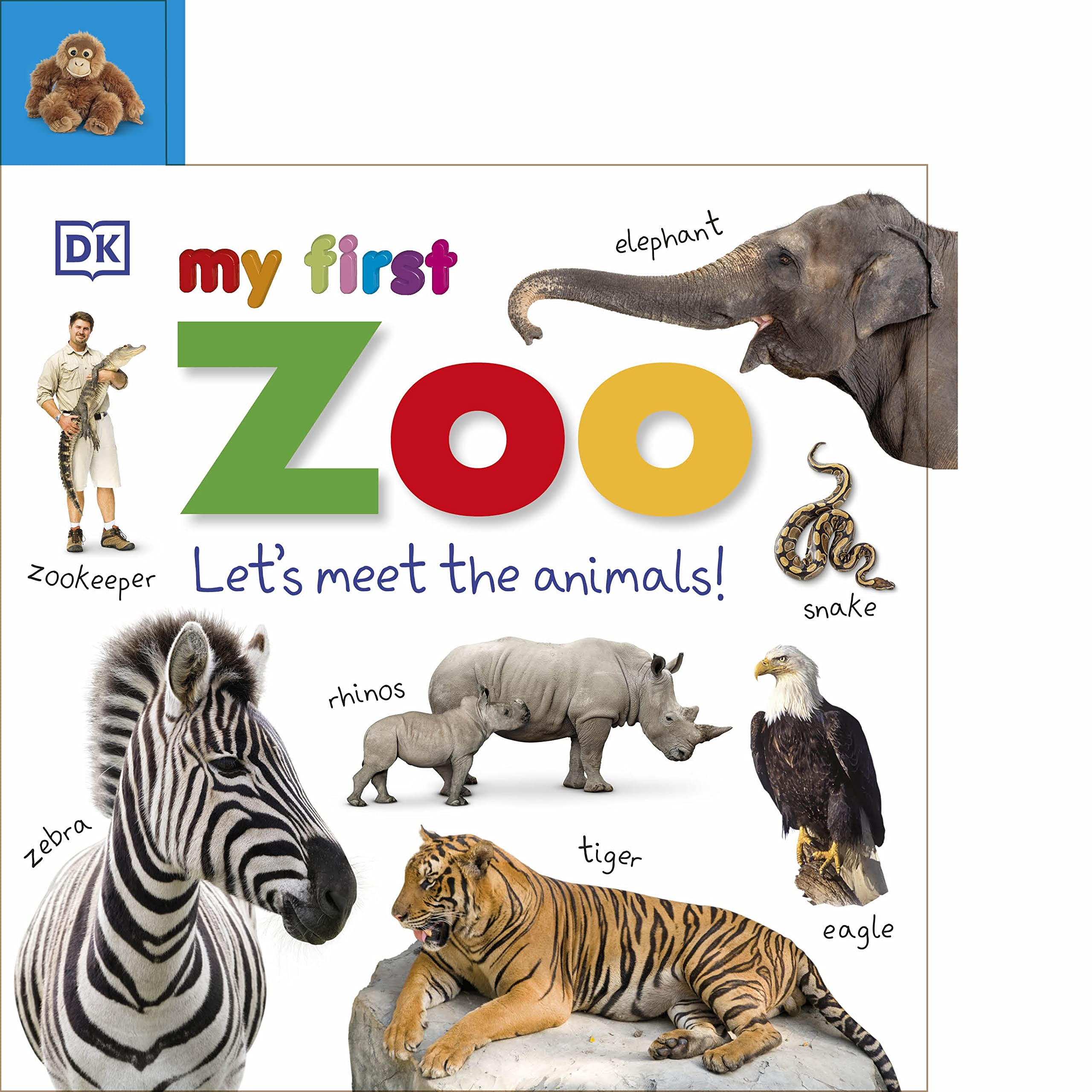 Algopix Similar Product 10 - Tabbed Board Books My First Zoo Lets