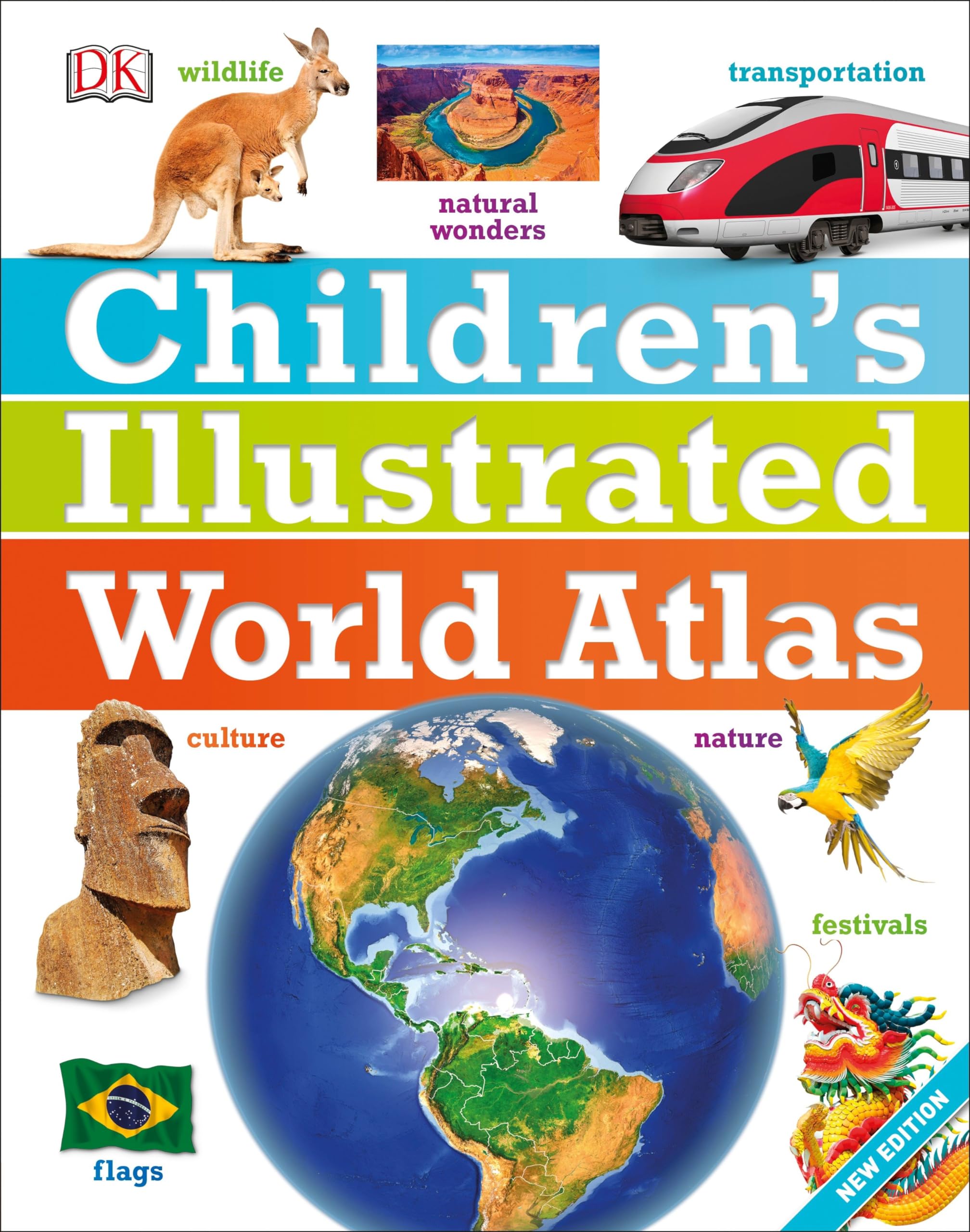 Algopix Similar Product 5 - Childrens Illustrated World Atlas DK