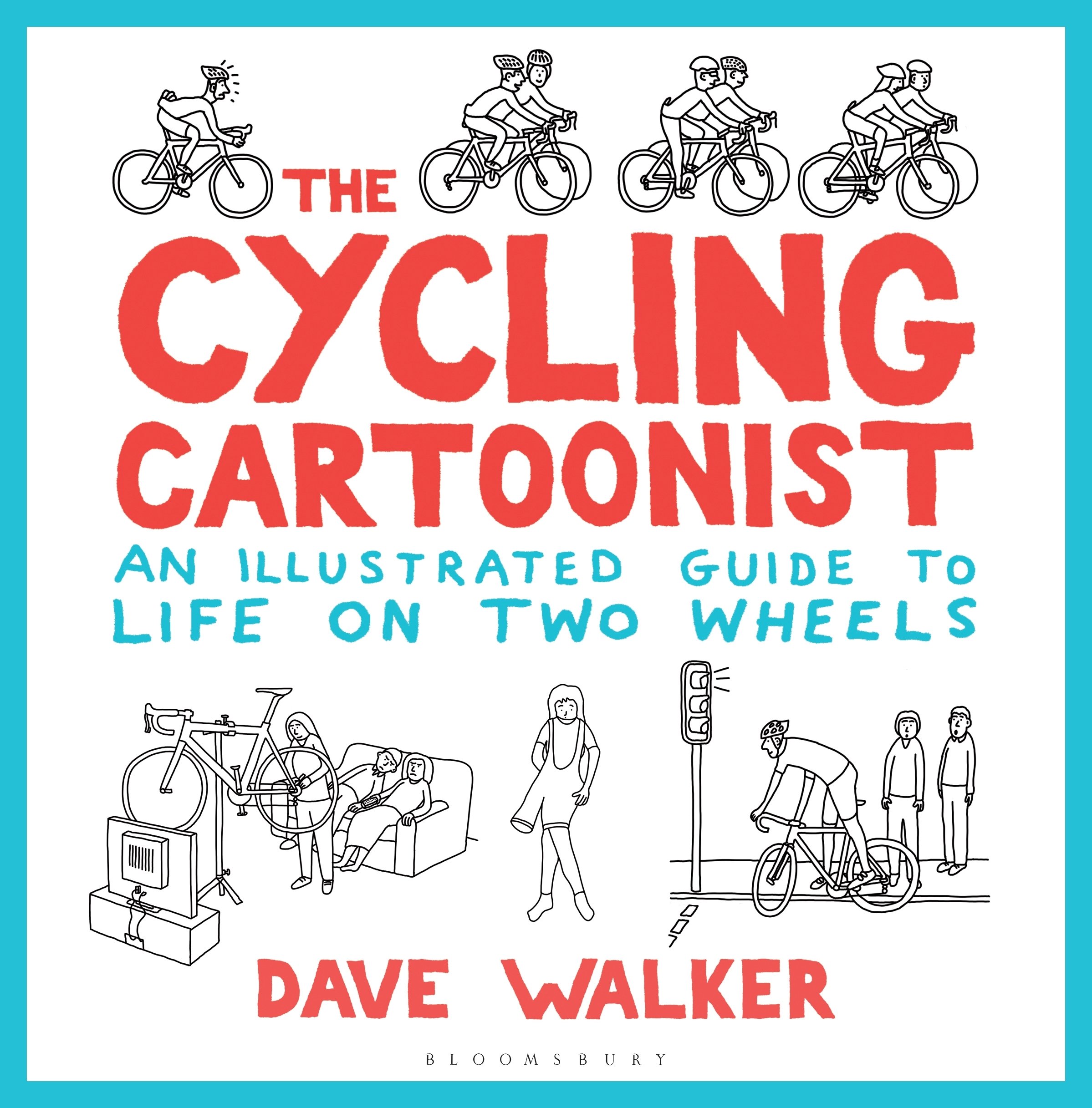 Algopix Similar Product 5 - The Cycling Cartoonist An Illustrated