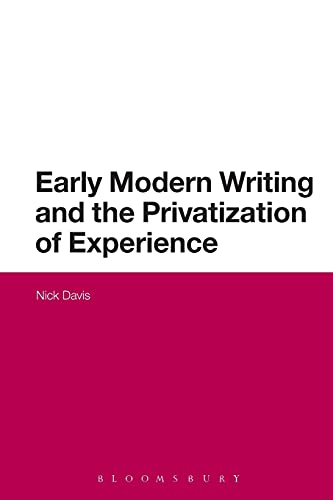Algopix Similar Product 7 - Early Modern Writing and the