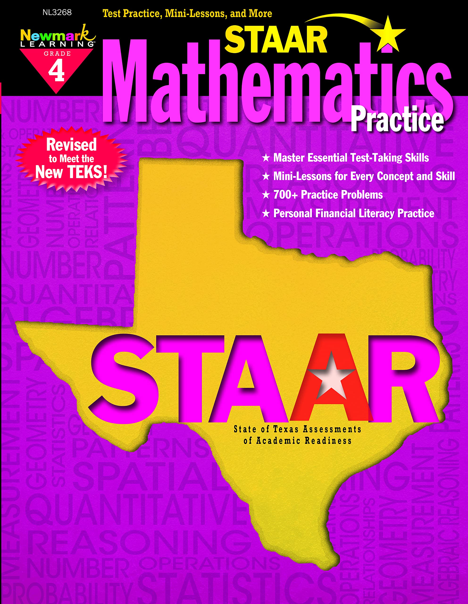 Algopix Similar Product 14 - Staar Mathematics Practice Grade 4 II