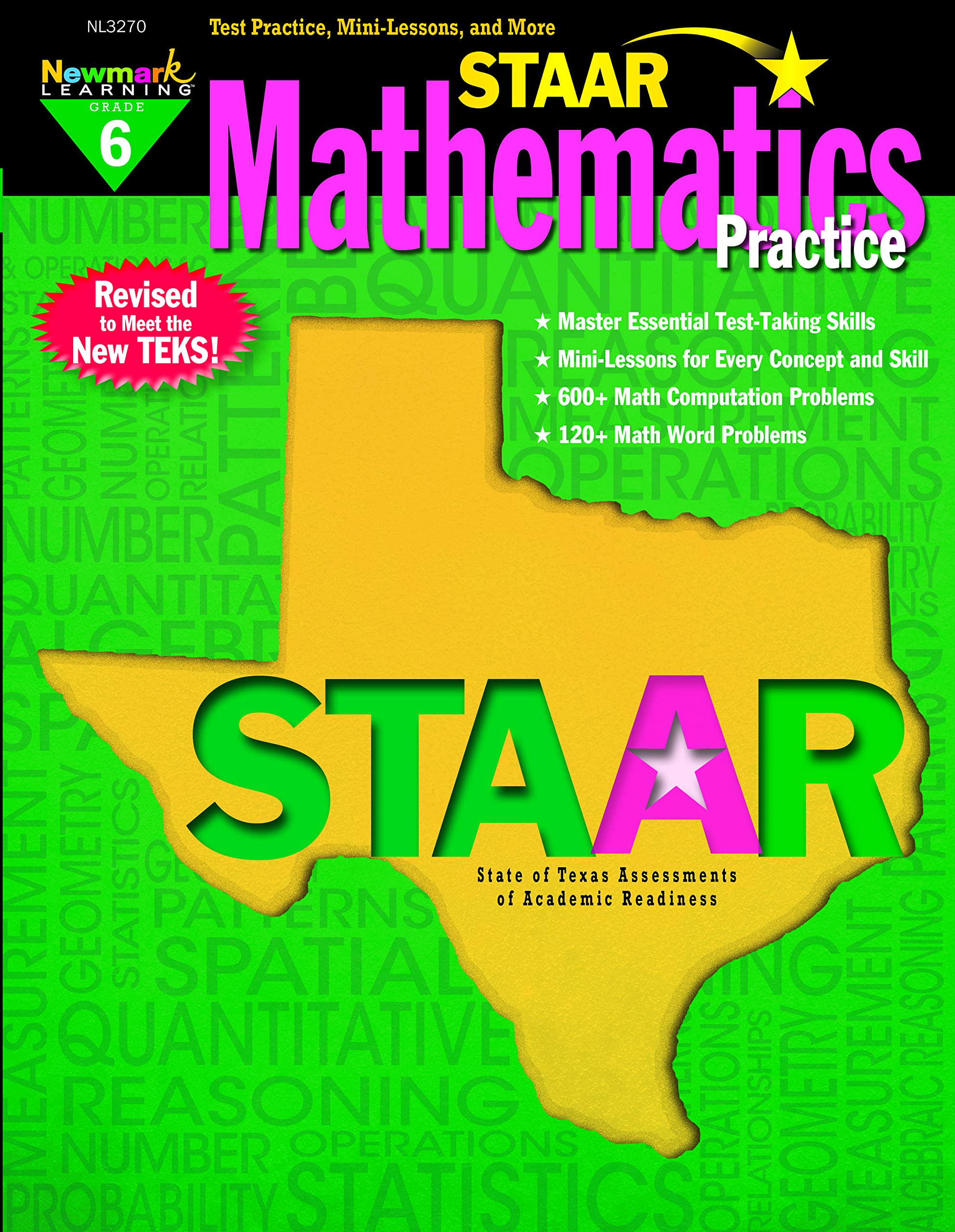 Algopix Similar Product 14 - Staar Mathematics Practice Grade 6 II