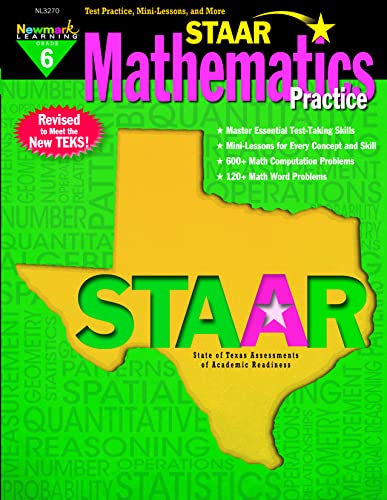 Algopix Similar Product 3 - Staar Mathematics Practice Grade 6 II
