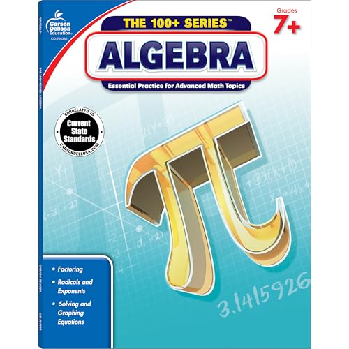 Algopix Similar Product 14 - Carson Dellosa The 100 Series Algebra