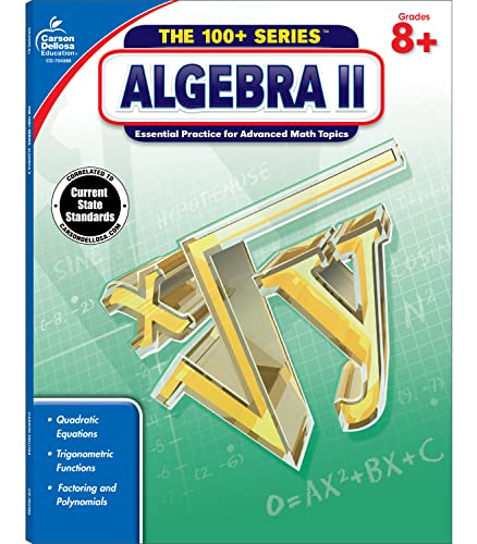 Algopix Similar Product 5 - Carson Dellosa The 100 Series Algebra 2